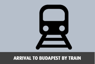 Arrival to Budapest by train