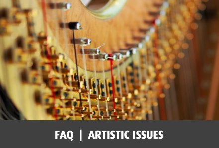 Frequently asked questions about artistic issues