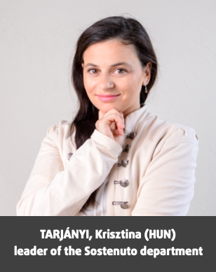 TARJÁNYI, Krisztina (HUN), leader of the Sostenuto department